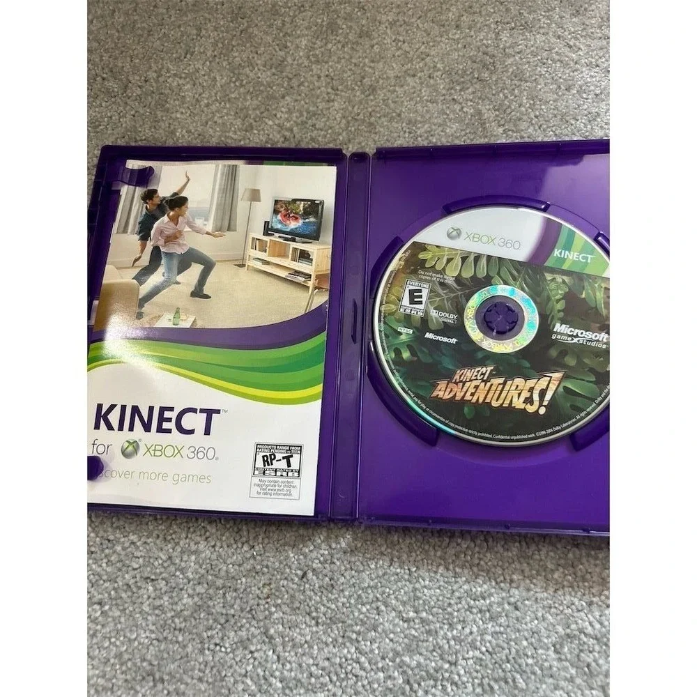 Kinect Adventures! Xbox 360 Game Complete with Manual 2010 E Rating